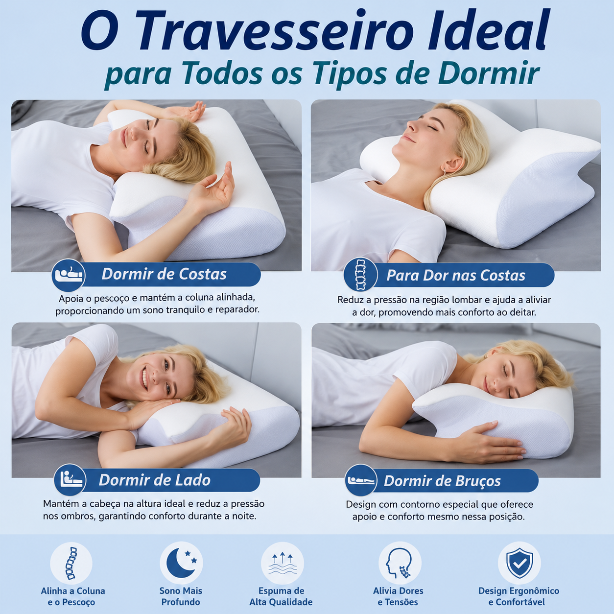 Travesseiro Cervical Sonoleve — foto 7